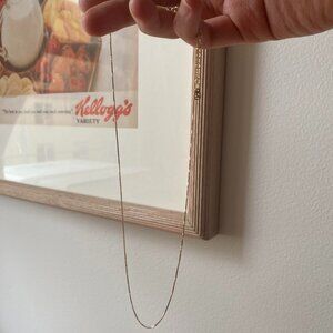 Mejuri 14k Baby Box Chain Necklace